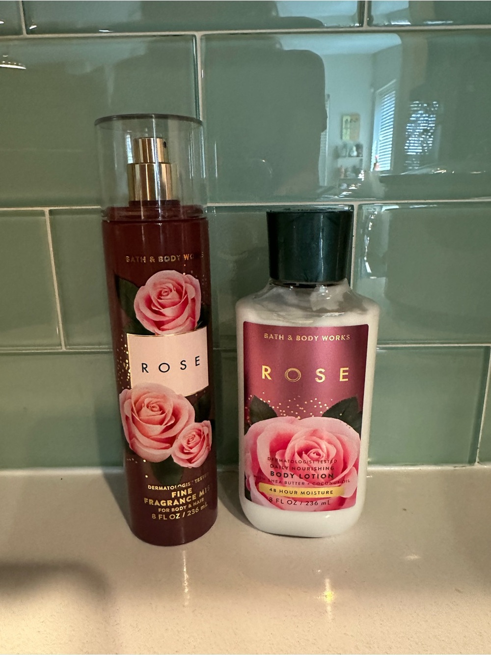 Bath & Body Works Rose Mist & Lotion set